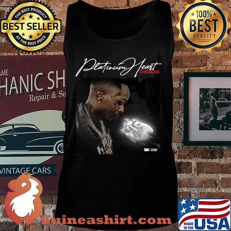 Platinum heart deluxe music band black s Tank top