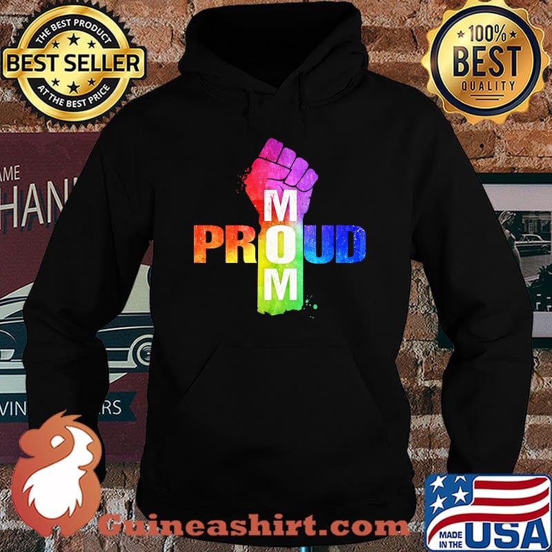 Proud Mom Strong Hand LGBT Shirt Hoodie