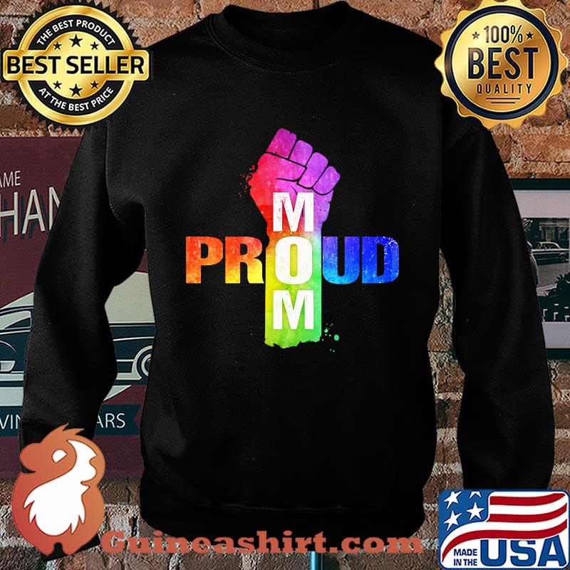 Proud Mom Strong Hand LGBT Shirt Sweater