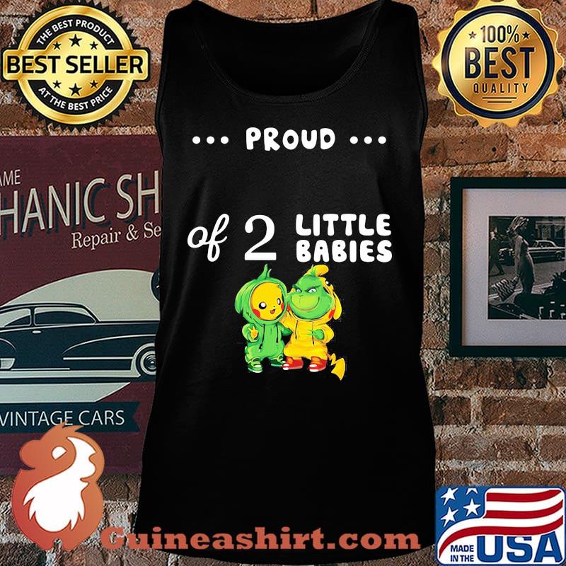 Proud of 2 little babies pokemon and grinch s Tank top