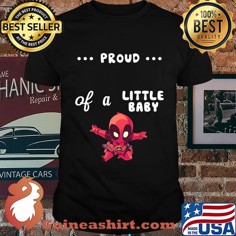 Proud of a little baby spider man shirt