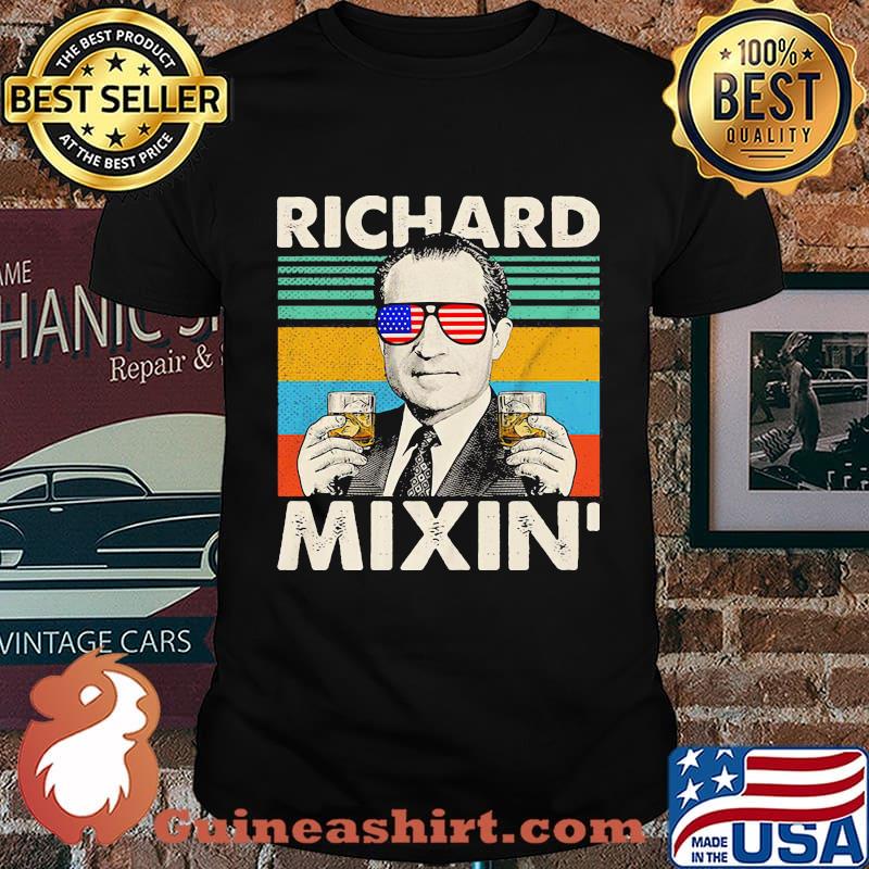 Richard mixin drinking 4th of july vintage retro shirt