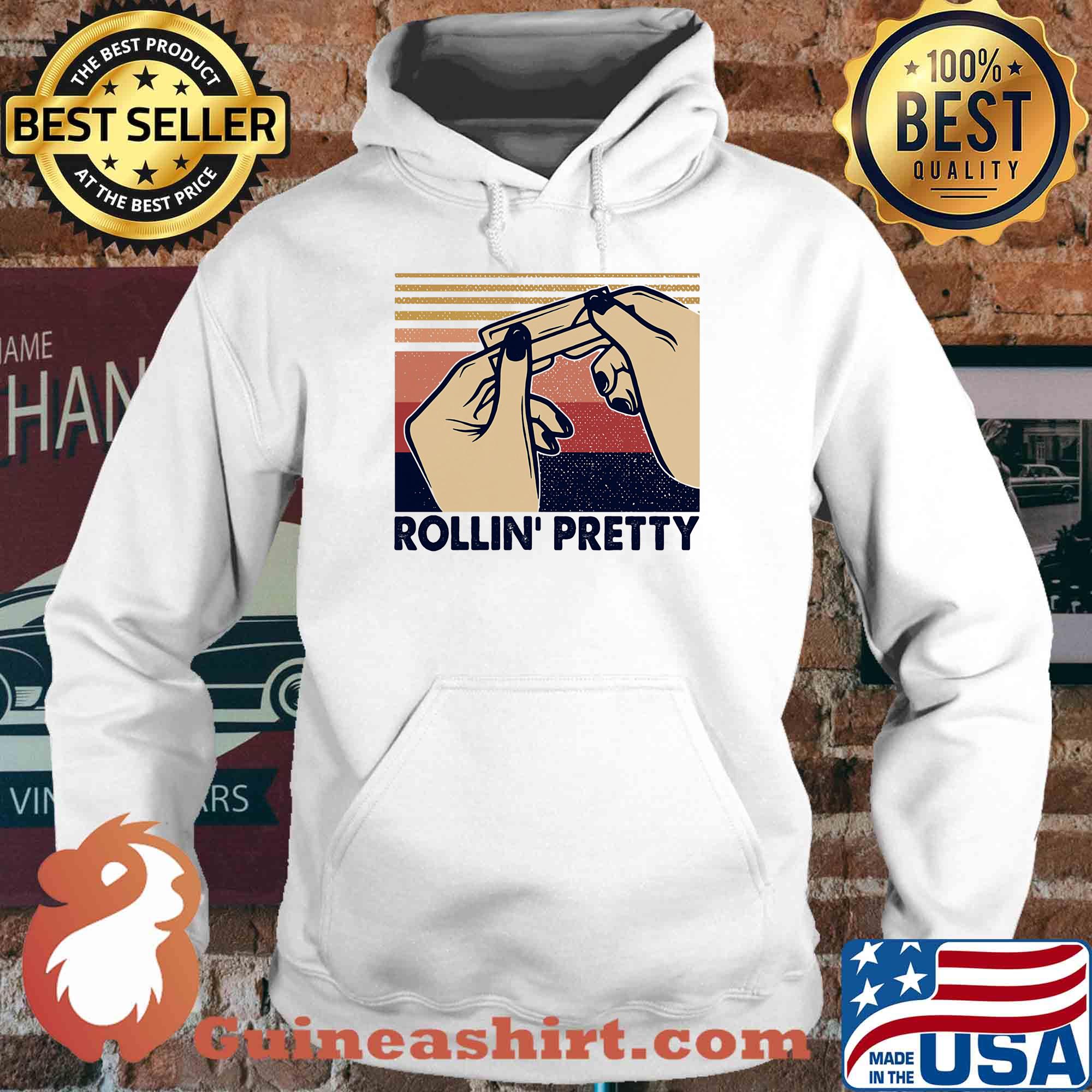 Rolling pretty hands vintage retro s Hoodie