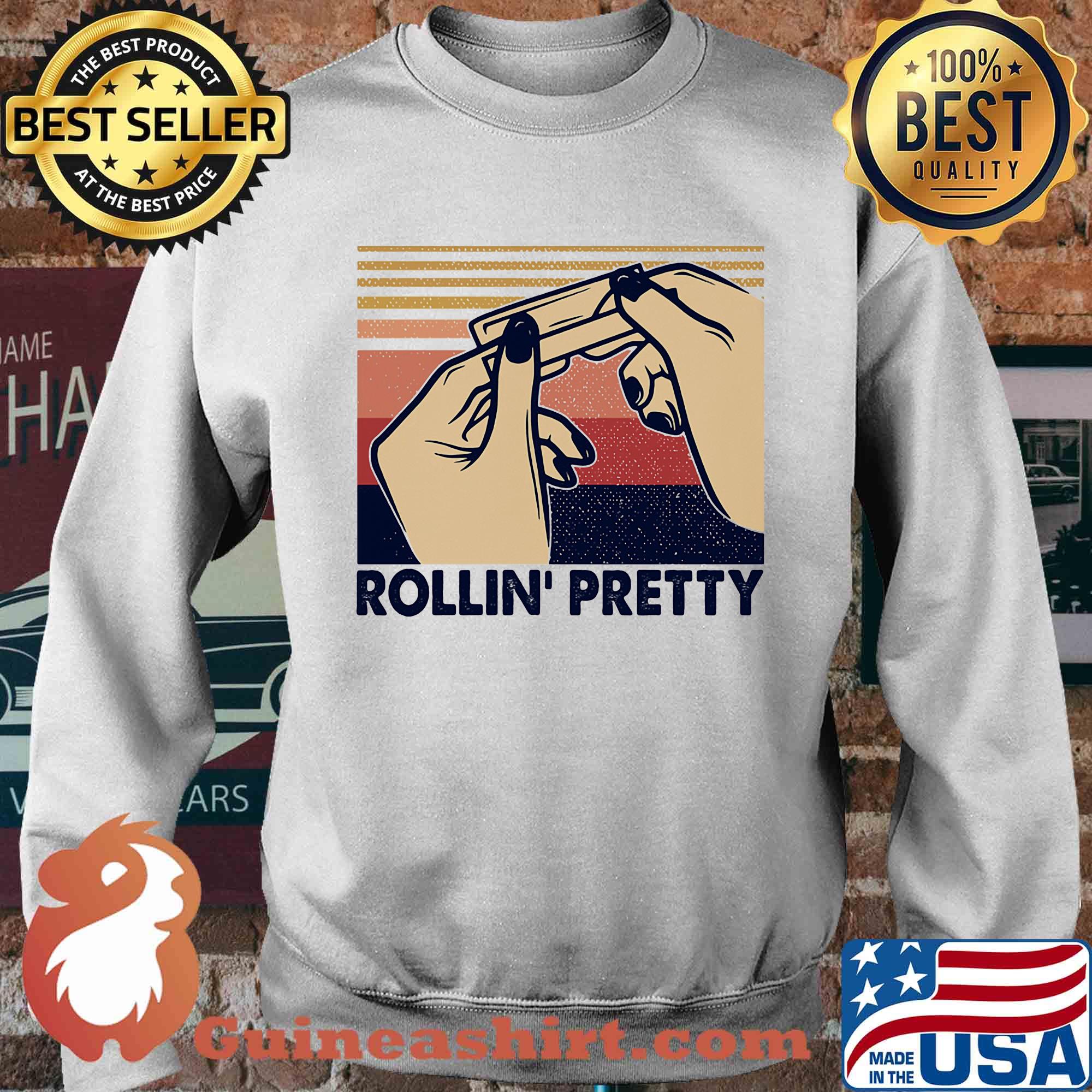 Rolling pretty hands vintage retro s Sweater