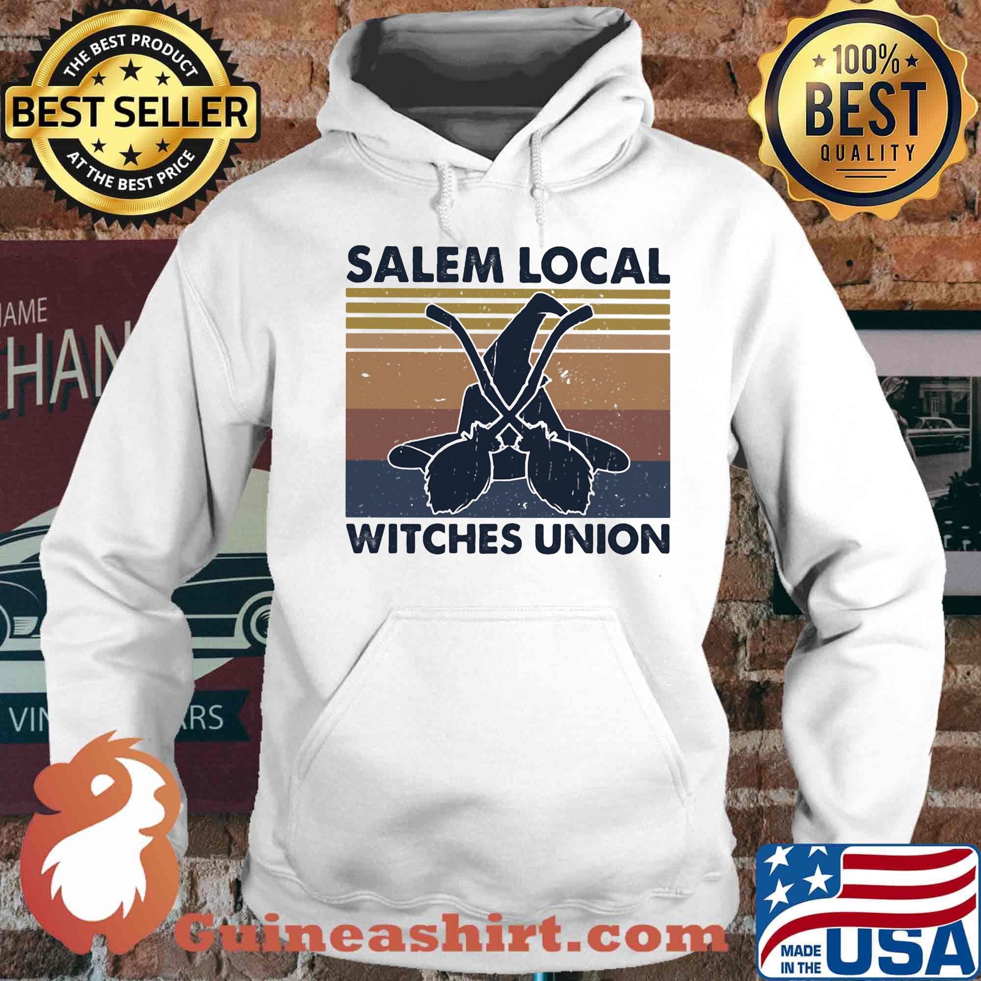 Salem Local Witches Union Vintage Retro Shirt Hoodie