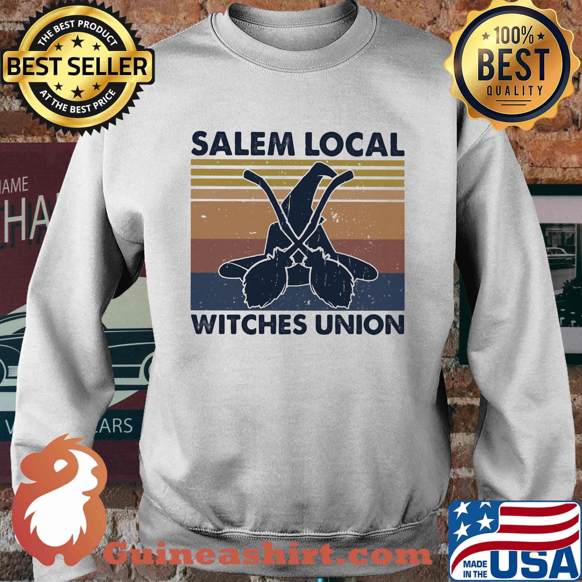 Salem Local Witches Union Vintage Retro Shirt Sweater