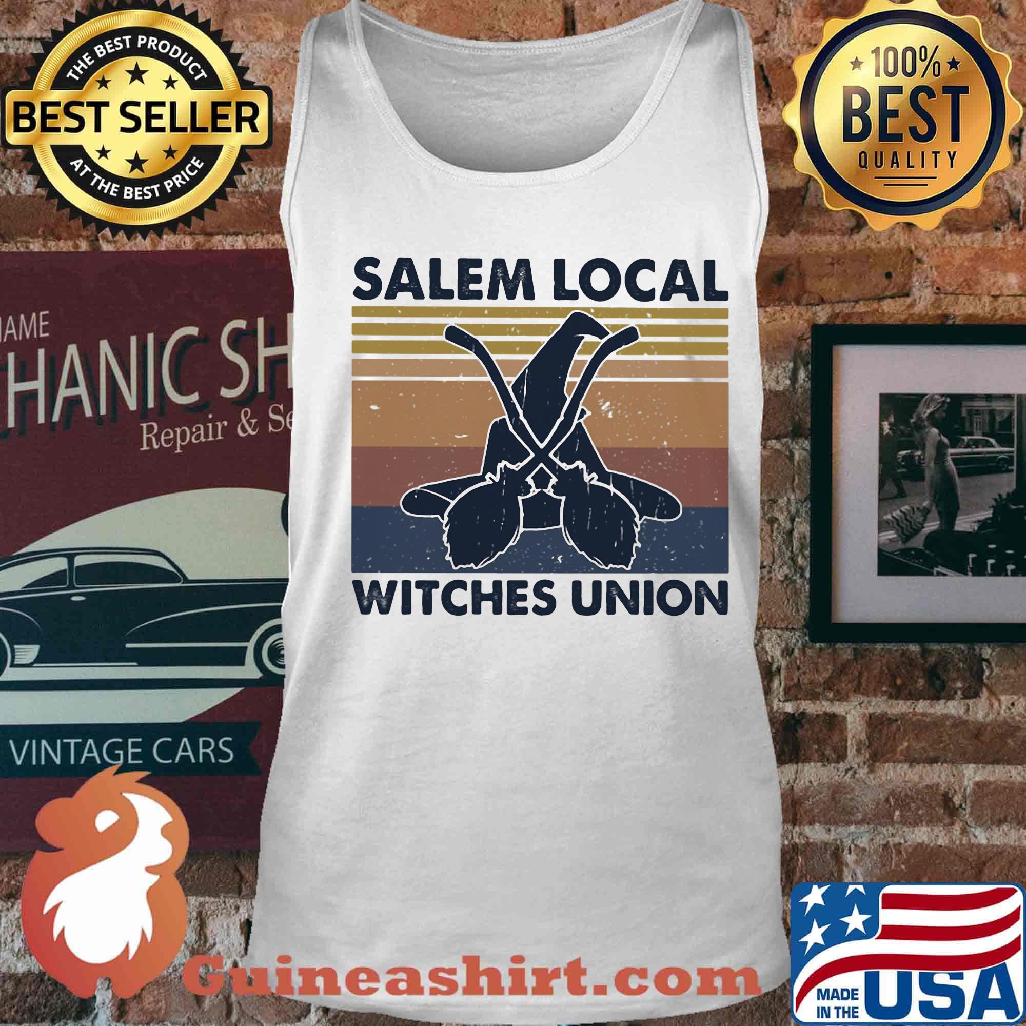 Salem Local Witches Union Vintage Retro Shirt Tank top