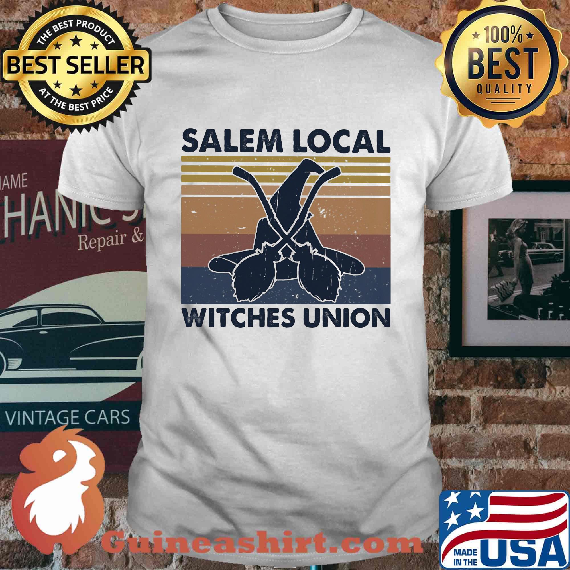 Salem Local Witches Union Vintage Retro Shirt