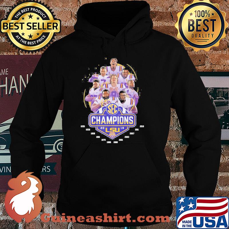 Sec champions 2019 LSU Tigers football team s Hoodie