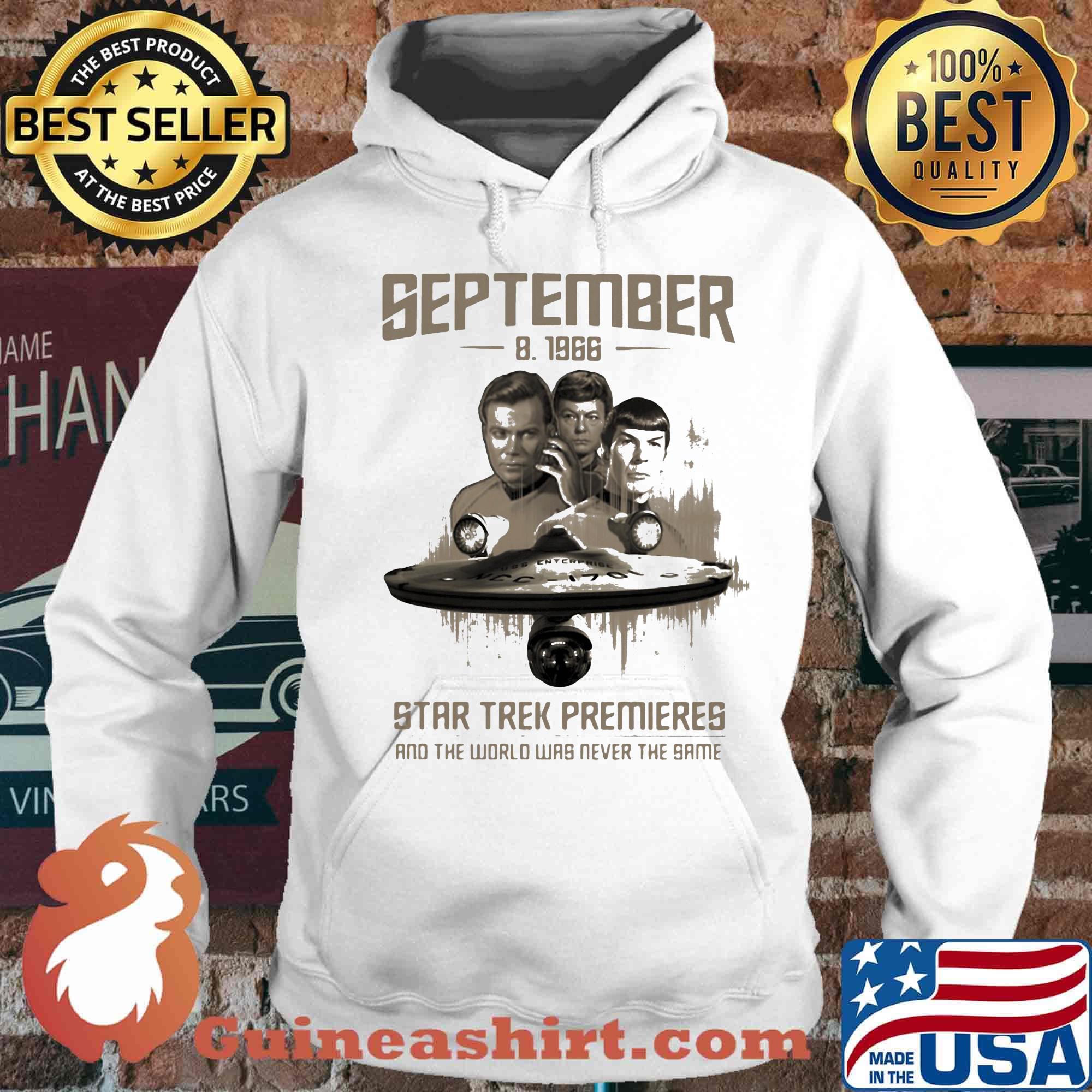 September 8 1966 star trek premieres and the world was never the same movie s Hoodie
