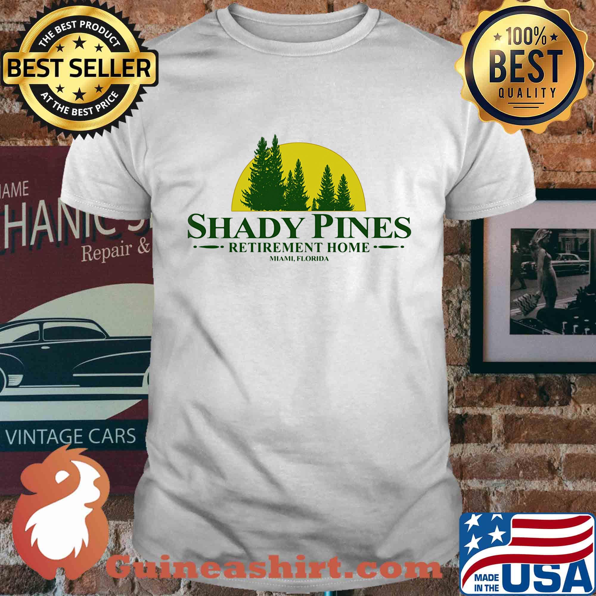 Shady pines retirement home miami florida tree shirt
