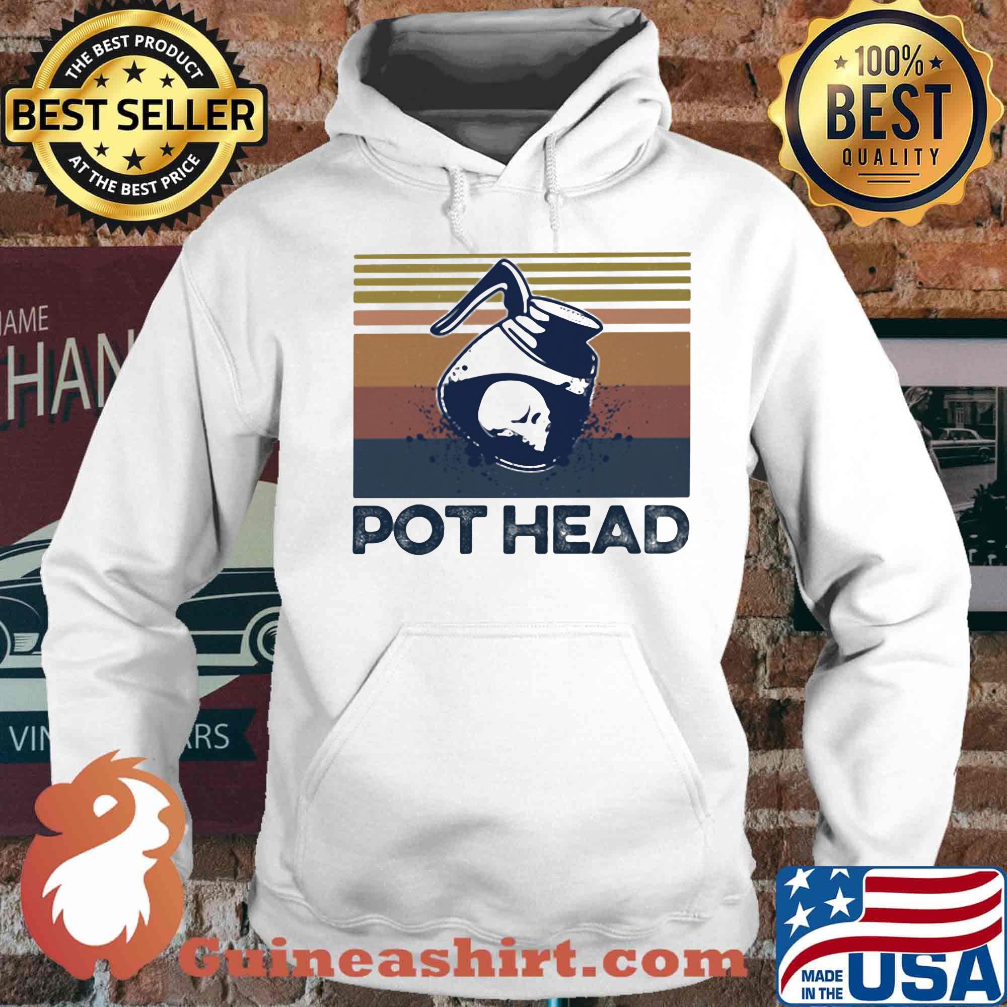 Skull teapot head vintage retro s Hoodie