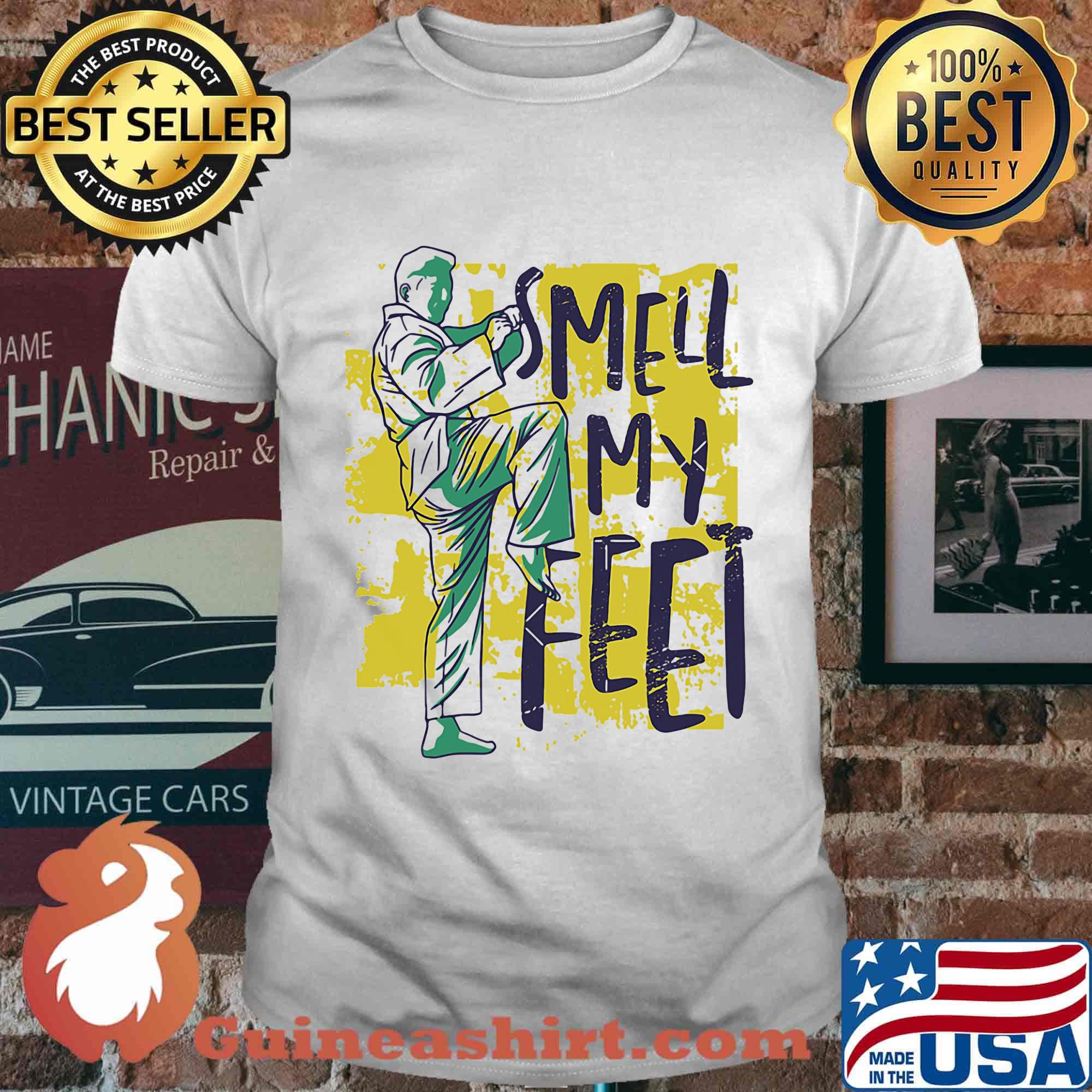 Smell my feet karate shirt