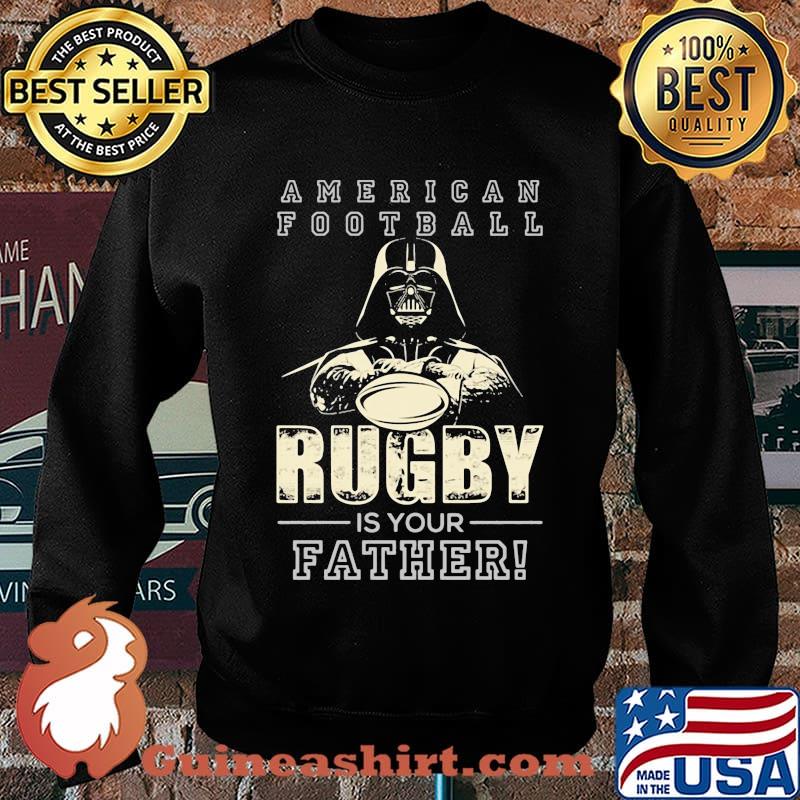 Star wars darth vader american football rugby is your father happy father's day s Sweater