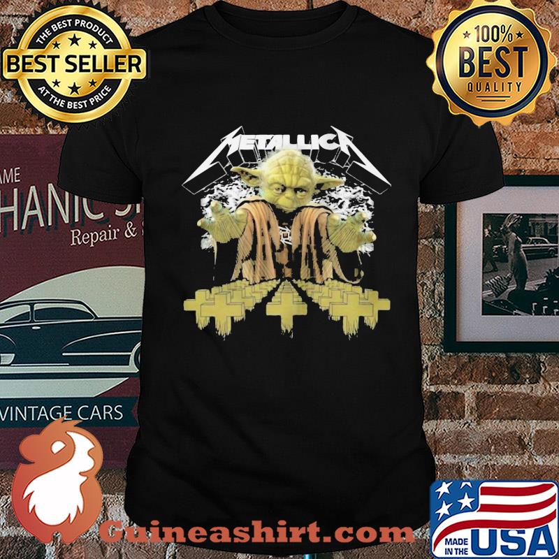 Star wars master yoda metallica jesus shirt