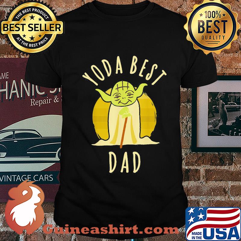 Star wars yoda best dad happy father's day vintage retro shirt