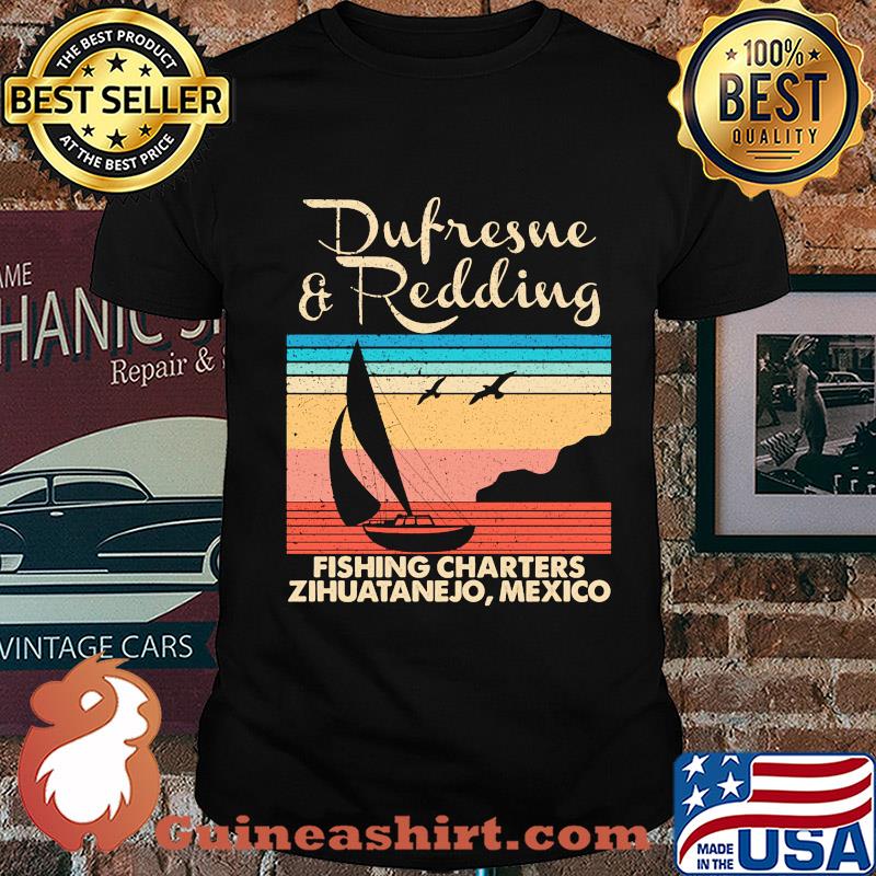 Stephen king dufresne and redding fishing charters zihuatanejo mexico vintage shirt