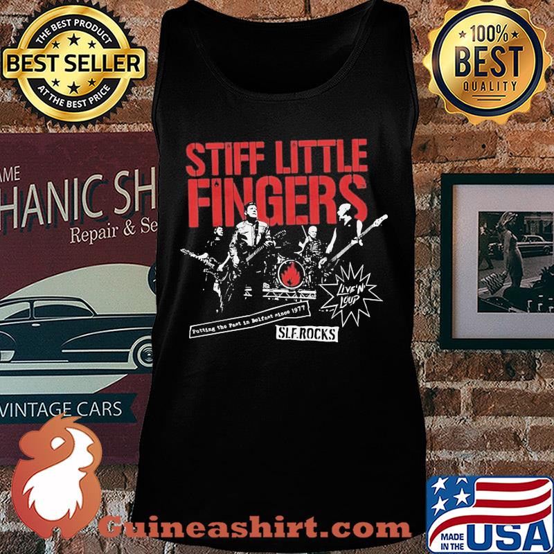 Stiff little fingers potting the past in golfnet since 1977 sle rocks s Tank top