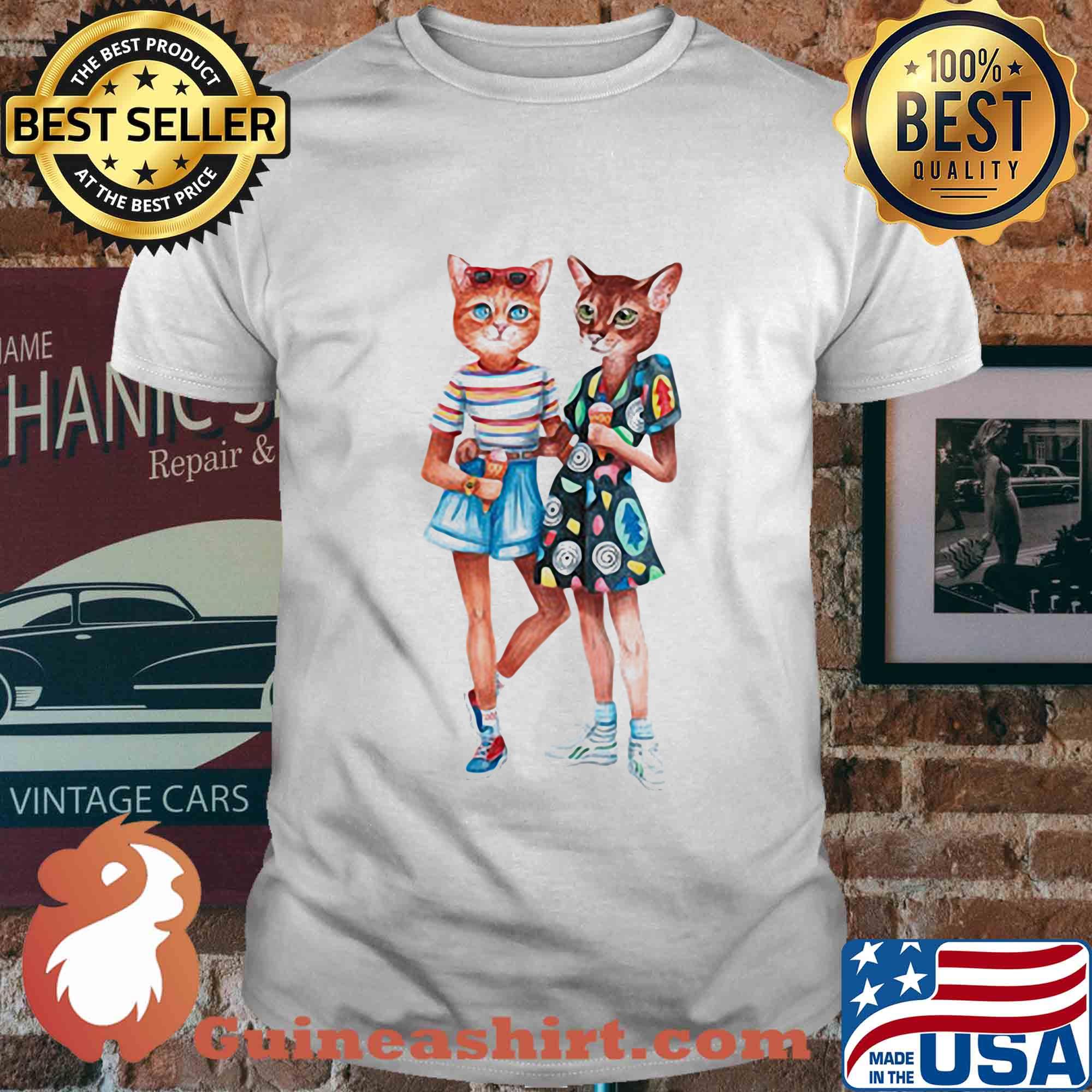 Stranger things movie cat shirt