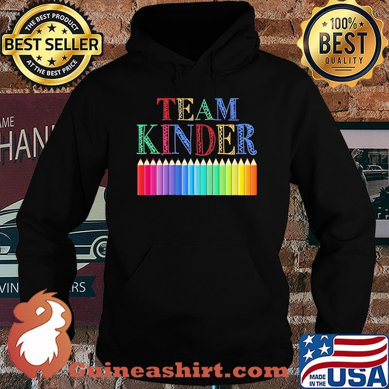 Team kinder color pencil s Hoodie