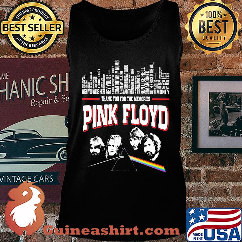 Thank you for the memories pink floyd s Tank top
