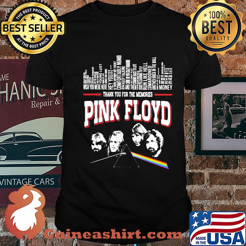 Thank you for the memories pink floyd shirt