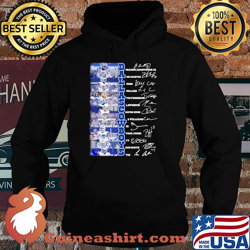 The Dallas Cowboys football team players signatures s Hoodie