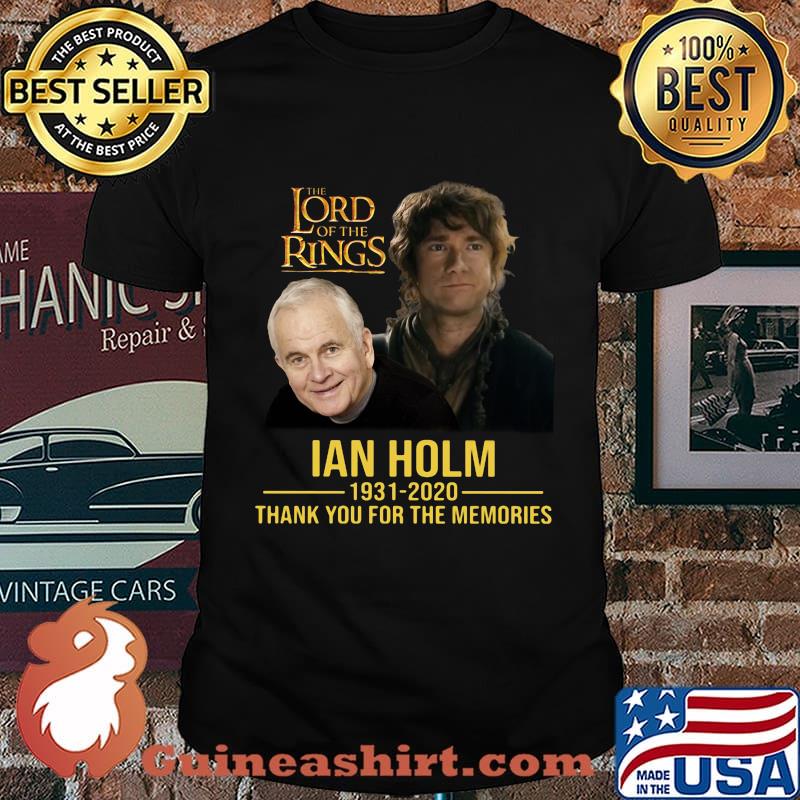 The lord of the rings ian holm 1931 2020 thank you for the memories shirt