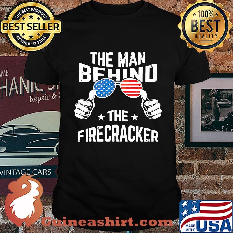 The man behind the firecracker American flag shirt