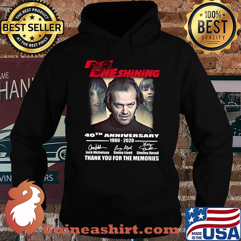 The shining 40th anniversary 1980 2020 thank you for the memories signatures s Hoodie