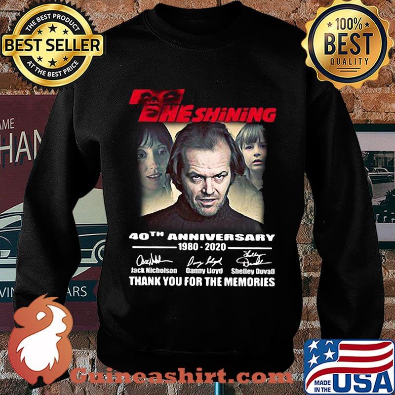 The shining 40th anniversary 1980 2020 thank you for the memories signatures s Sweater