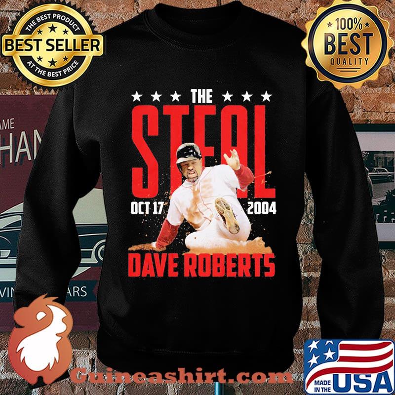 The steal october 17 2004 dave roberts los angeles dodgers baseball s Sweater