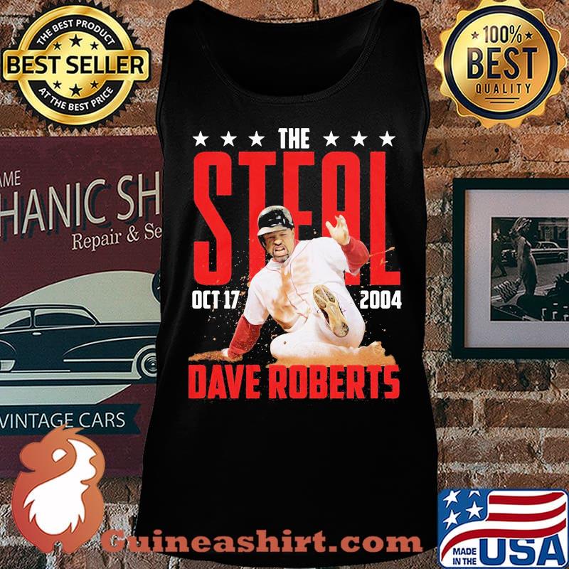 The steal october 17 2004 dave roberts los angeles dodgers baseball s Tank top