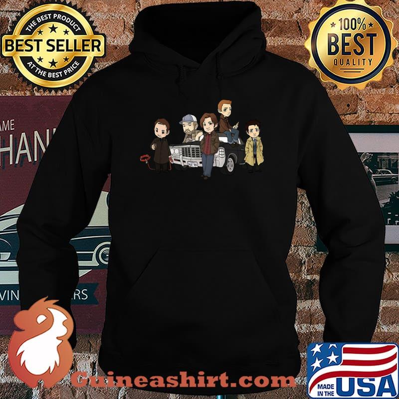 The supernaturals members chibi cartoon car s Hoodie