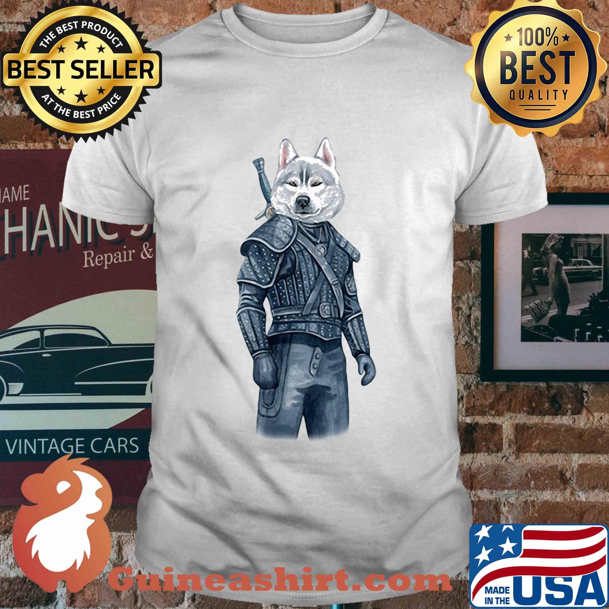 The witcher dog movie shirt
