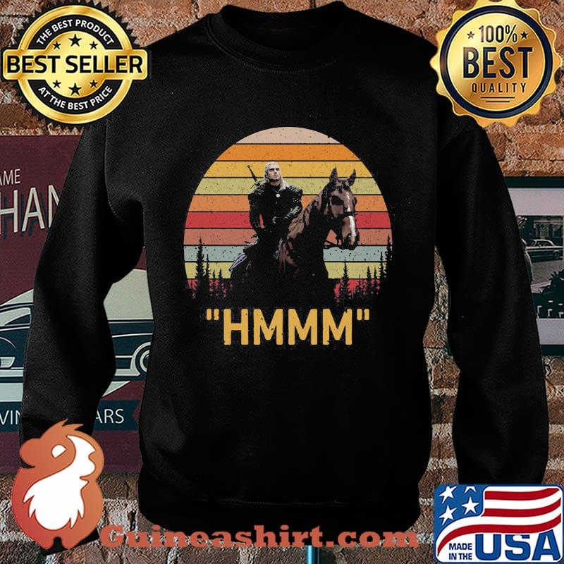 The witcher henry cavill hmmm vintage retro s Sweater