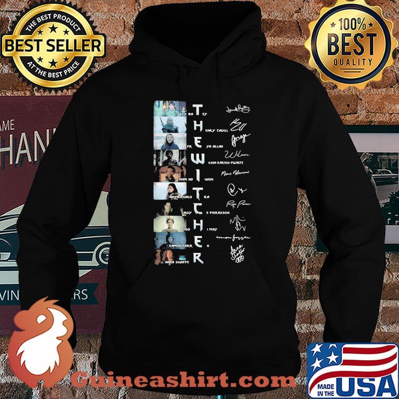 The witcher movie characters signatures s Hoodie