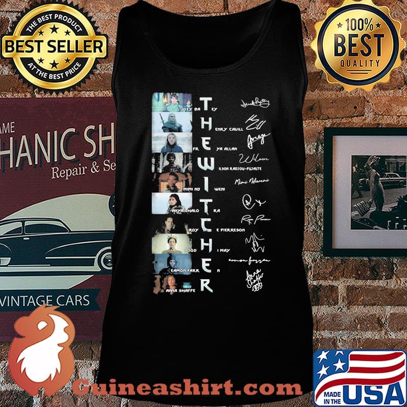 The witcher movie characters signatures s Tank top