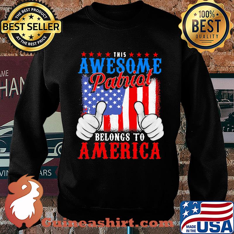 This awesome patriot belongs to american flag independence day s Sweater