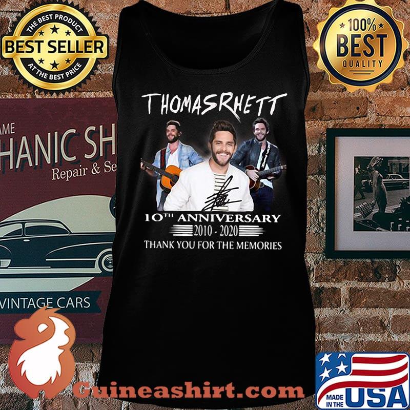 Thomas rhett 10th anniversary 2010 2020 thank you for the memories s Tank top