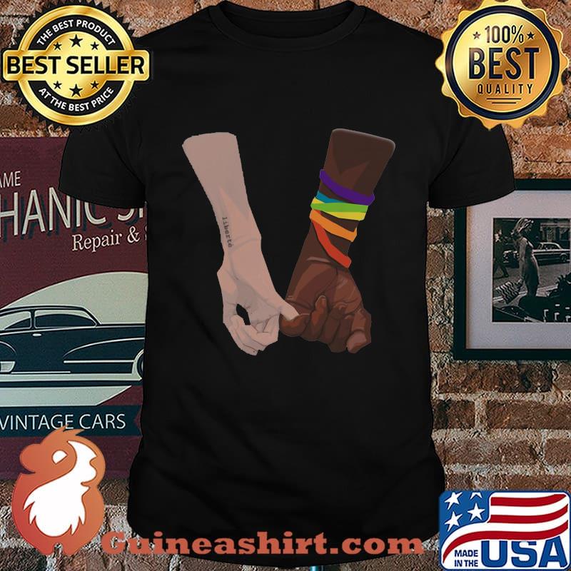 Two Hand Black Lives Matter Color Shirt