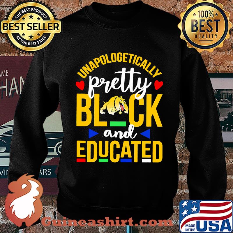 Unapologetically pretty black and educated bowie state university heart styles 90's s Sweater