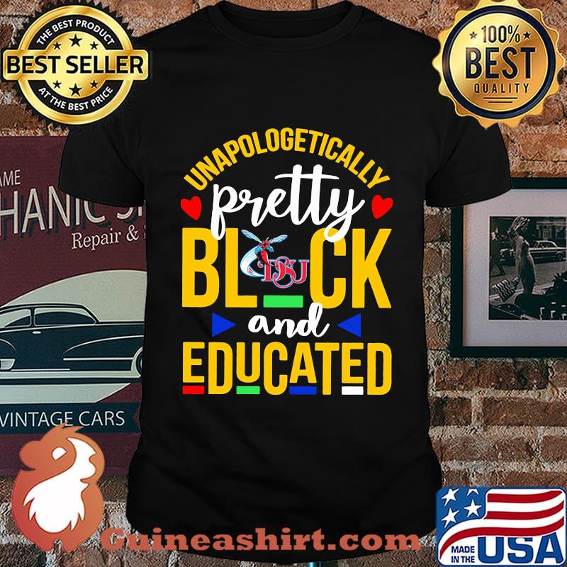 Unapologetically pretty black and educated delaware state university heart styles 90's shirt