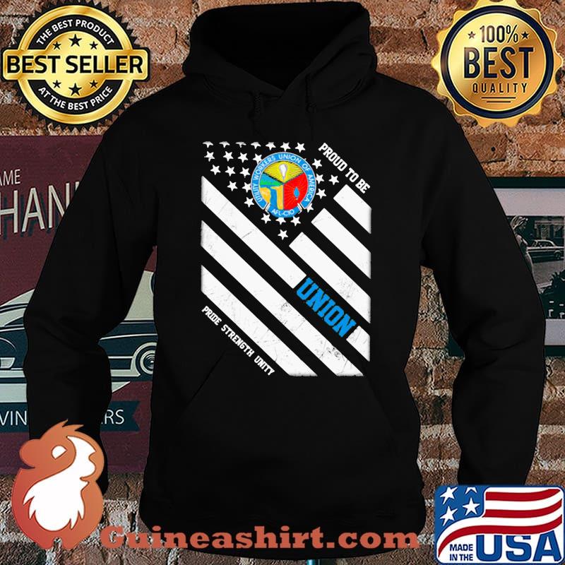 Utility workers union of america proud to be union pride strength unity american flag happy independence day s Hoodie