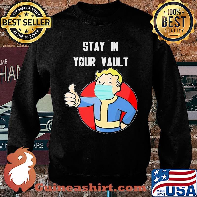 Vault boy fallout mask stay in your vault s Sweater