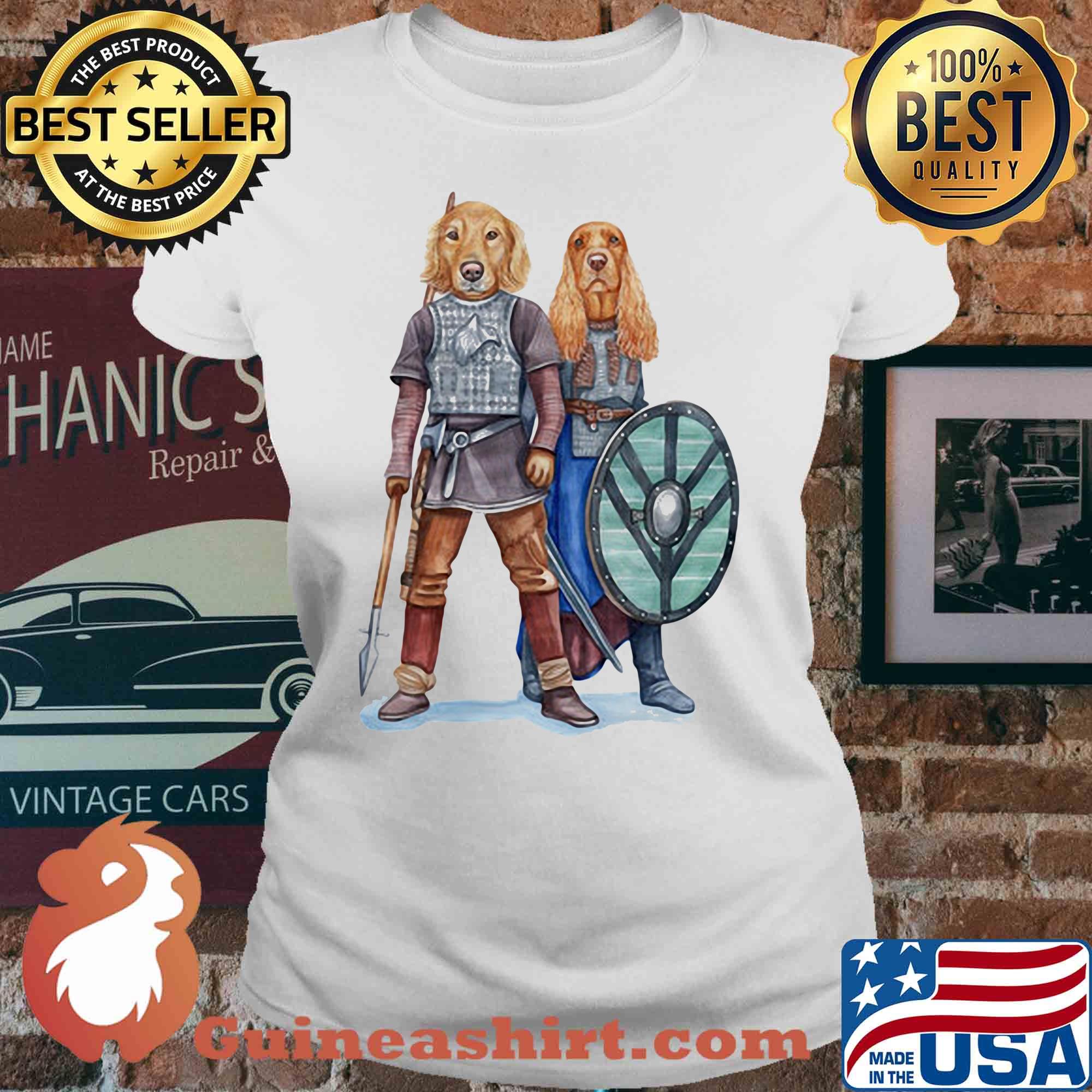 Vikings dogs lovers outfit s V-neck
