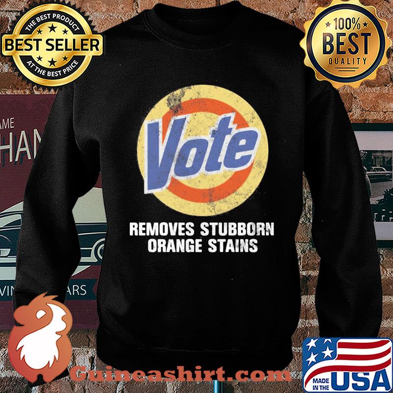 Vote removes stubborn orange stains logo s Sweater