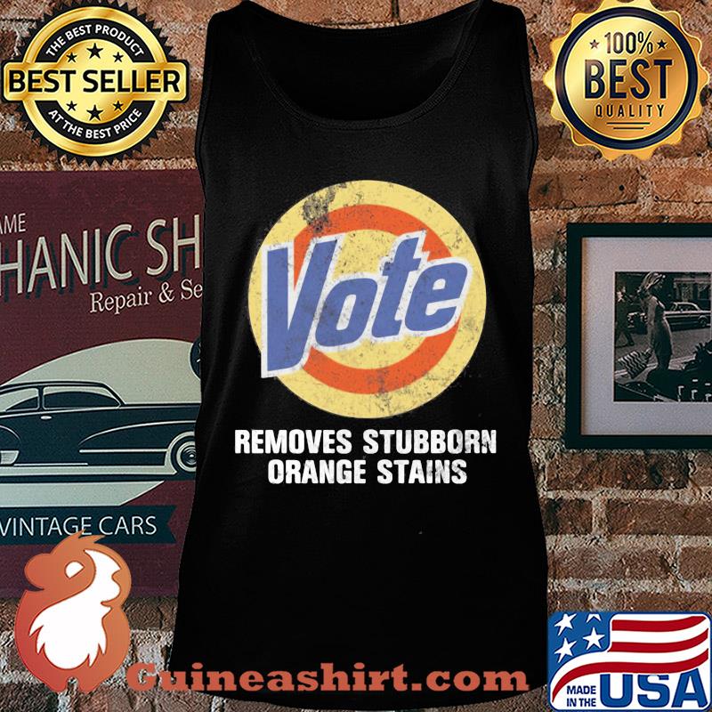 Vote removes stubborn orange stains logo s Tank top