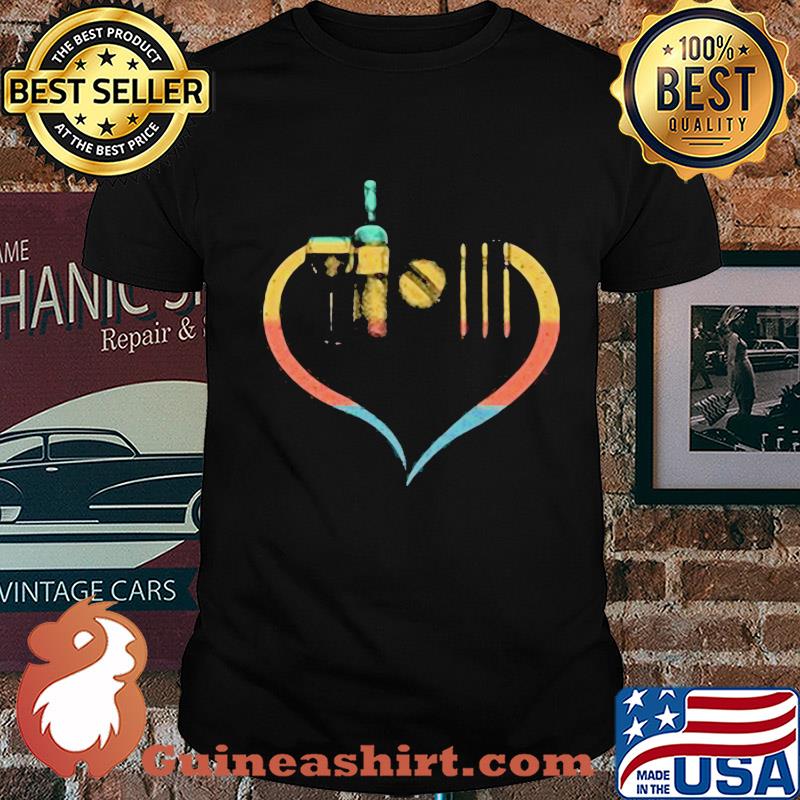 Wine heart Softball vintage shirt