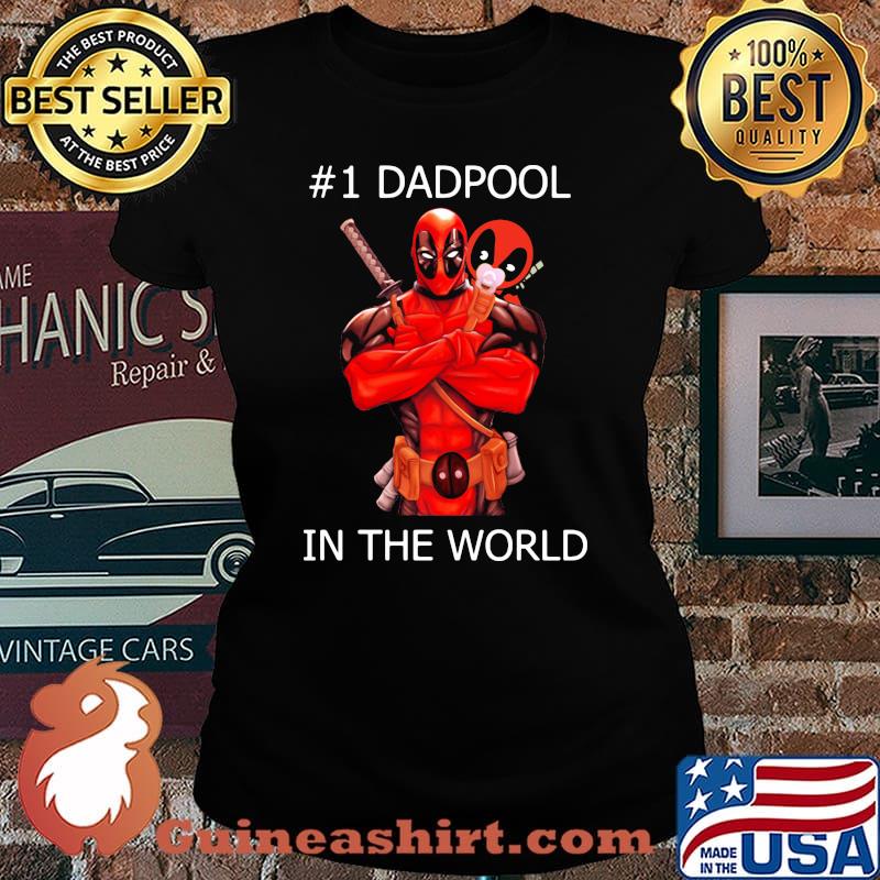 #1 Dadpool in the world s Laides tee